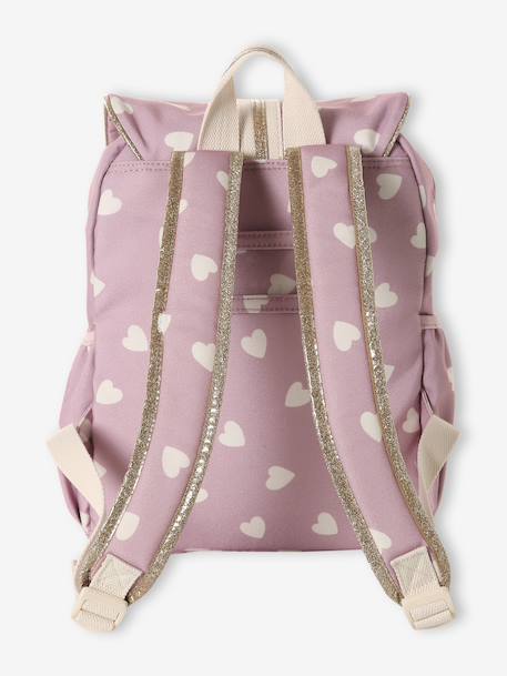 Sac à dos fille coeurs mauve 3 - vertbaudet enfant 