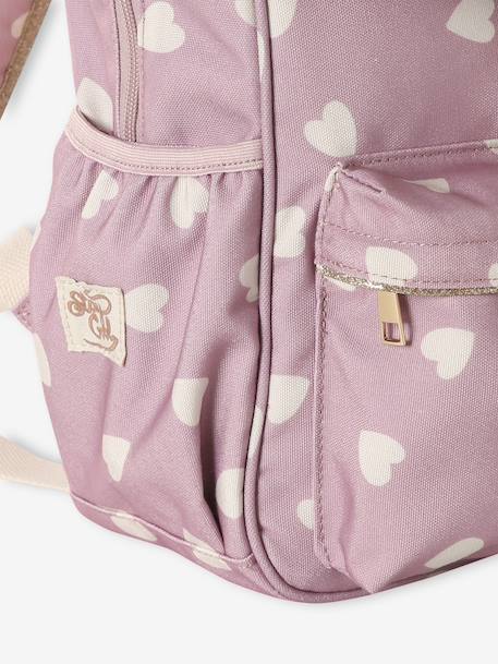 Sac à dos fille coeurs mauve 5 - vertbaudet enfant 
