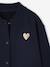 Sweat style teddy fille en molleton gris chiné+marine 9 - vertbaudet enfant 