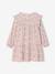 Robe imprimée à volants fille écru+marine+vanille+vert sauge 3 - vertbaudet enfant 