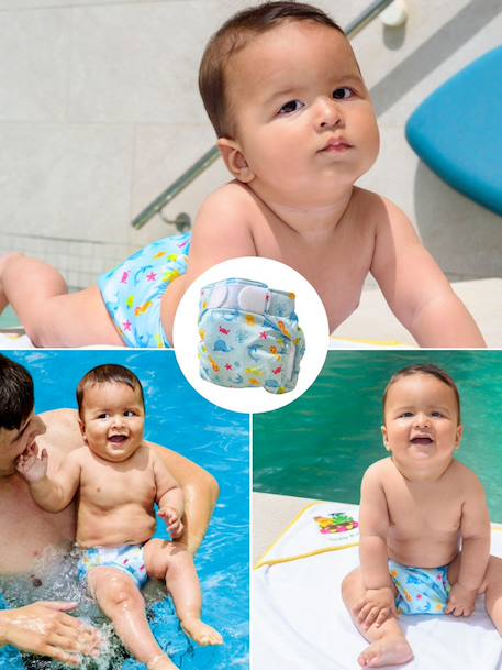 Maillot de bain couche FREDS SWIM ACADEMY bleu 4 - vertbaudet enfant 