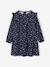 Robe imprimée à volants fille marine+vanille+vert sauge 1 - vertbaudet enfant 