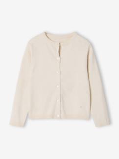 Gilet fille maille fine BASICS  - vertbaudet enfant