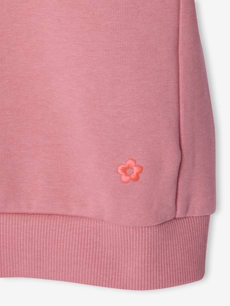 Robe molleton colorblock fille rose 7 - vertbaudet enfant 