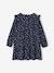 Robe imprimée à volants fille marine+vanille+vert sauge 2 - vertbaudet enfant 