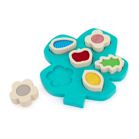 Puzzle encastrable avec formes sensorielles Vert 1 - vertbaudet enfant 