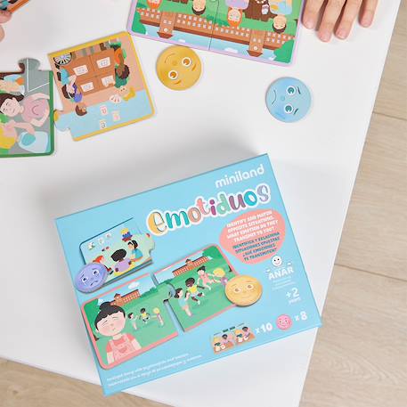 Emotiduos - jeu de société éducatif ROUGE 5 - vertbaudet enfant 