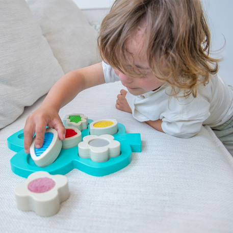 Puzzle encastrable avec formes sensorielles Vert 4 - vertbaudet enfant 