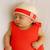 Bonnet de naissance en coton bio Fraise+Honey+Rose+Vert+Vichy 5 - vertbaudet enfant 