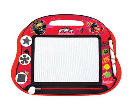 Ardoise magique Miraculous Ladybug Chat Noir, multicolore, magnétique avec stylet, tampons Rouge 2 - vertbaudet enfant 