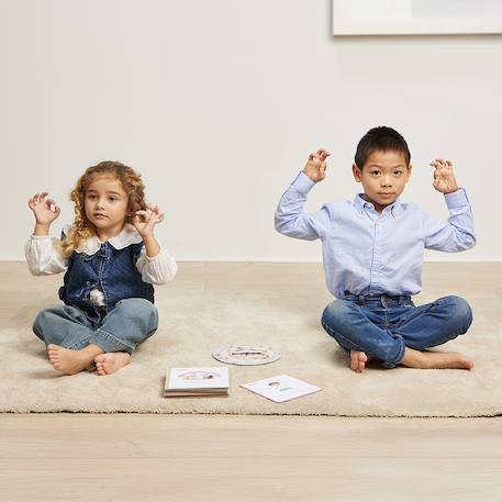 Jeu de yoga spin & chill pour enfants - Découvre le Yoga en t'amusant BLEU 3 - vertbaudet enfant 