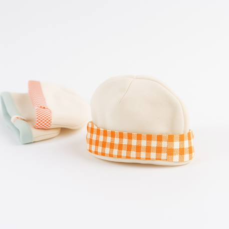 Bonnet de naissance en coton bio Fraise+Honey+Rose+Vert+Vichy 28 - vertbaudet enfant 