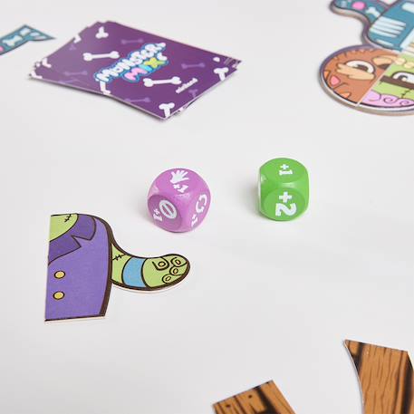 jeu de société Monster Mix - Crée ton petit zombie VIOLET 3 - vertbaudet enfant 