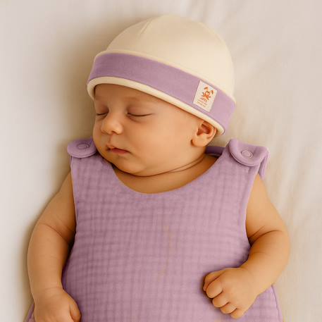 Bonnet de naissance en coton bio Fraise+Honey+Rose+Vert+Vichy 15 - vertbaudet enfant 
