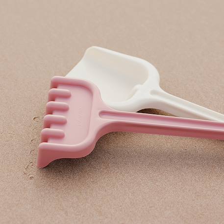 Set de pelle et râteau pour s'amuser sur la plage Orange+Violet 8 - vertbaudet enfant 