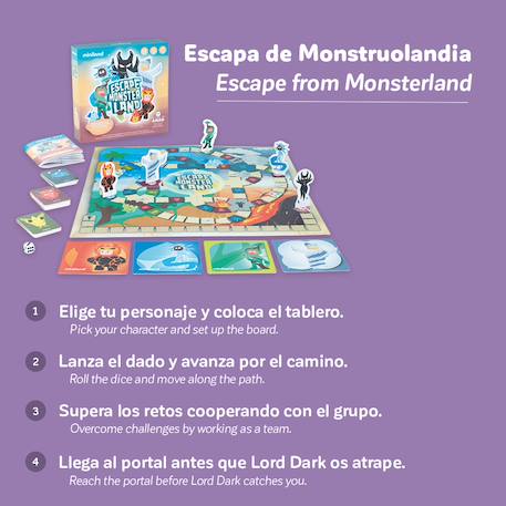 Échappe toi de Monstruolandia - Jeu de société pour enfant - Apprends la coopération BLEU 5 - vertbaudet enfant 