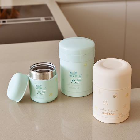 Thermos 600ml Beige+Rose 4 - vertbaudet enfant 