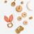 Anneau de dentition en coton bio Fraise+Honey+Rose+Vert+Vichy 29 - vertbaudet enfant 