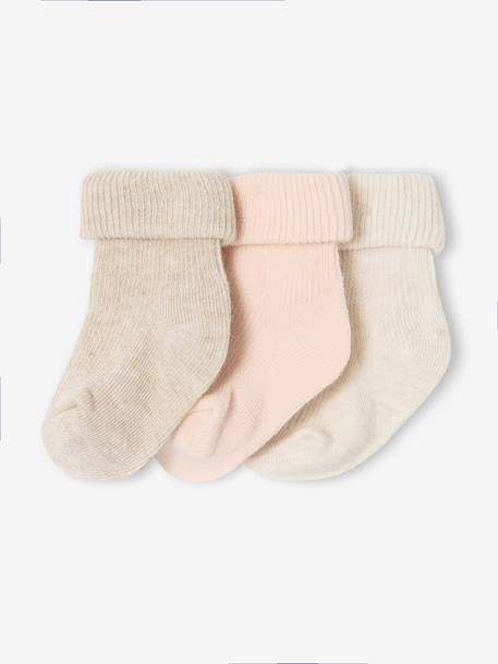 Lot de 3 paires de chaussettes bébé unies Assorties 1 - vertbaudet enfant 