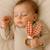 Anneau de dentition en coton bio Fraise+Honey+Rose+Vert+Vichy 27 - vertbaudet enfant 