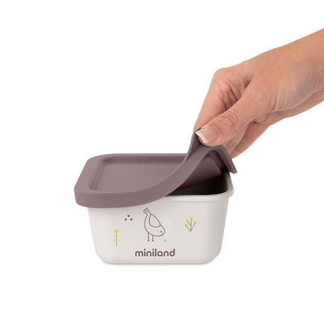 Set de hermétiques en matériau bio naturset 2 chic Violet 3 - vertbaudet enfant 