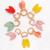 Anneau de dentition en coton bio Fraise+Honey+Rose+Vert+Vichy 24 - vertbaudet enfant 