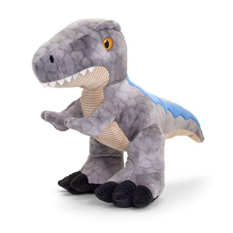 Peluche dino vélociraptor 38cm 100% recyclée Gris 2 - vertbaudet enfant 