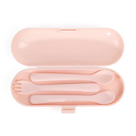 Set de couverts enfant valencia Blanc+Bleu+Rose 13 - vertbaudet enfant 