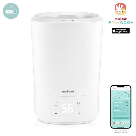 Humidificateur wifi humitop connect Blanc 1 - vertbaudet enfant 