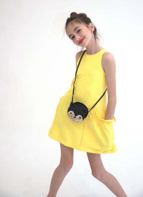 Sac bandoulière gaspard le chaton Gris+Noir+Rose 5 - vertbaudet enfant 
