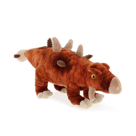 Peluche dino ankylosaure 38cm 100% recyclée Marron 2 - vertbaudet enfant 