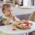 Assiette ventouse avec compartiments - Grenouille Bois 6 - vertbaudet enfant 
