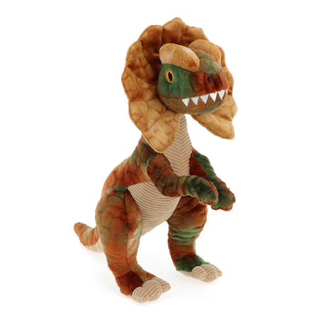 Peluche dino diloplosaure 38cm 100% recyclée Marron 2 - vertbaudet enfant 