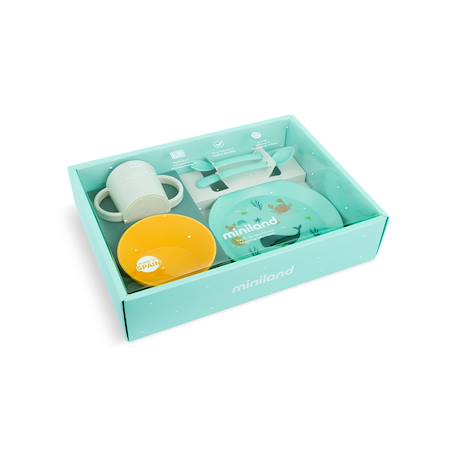Coffret repas océan vaisselle enfant Bleu 5 - vertbaudet enfant 
