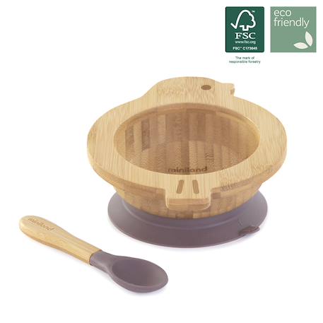 Bol ventouse avec compartiments - Oiseau Bois 1 - vertbaudet enfant 