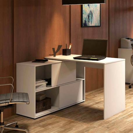 Bureau d'angle angus Blanc 1 - vertbaudet enfant 
