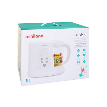Robot de cuisine pour bébés multifonction 6 en 1 Blanc 3 - vertbaudet enfant 