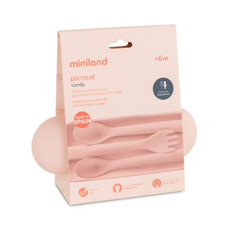 Set de couverts enfant valencia Blanc+Bleu+Rose 16 - vertbaudet enfant 