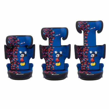 Siège auto réhausseur i-size hera i-fix Disney mickey+Disney minnie+Fun spiderman+Fun stitch 2 - vertbaudet enfant 