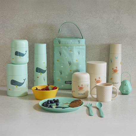 Coffret repas océan vaisselle enfant Bleu 4 - vertbaudet enfant 