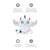 Peluche musicale bluetooth singing buddy Blanc 2 - vertbaudet enfant 