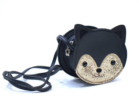 Sac bandoulière gaspard le chaton Gris+Noir+Rose 7 - vertbaudet enfant 