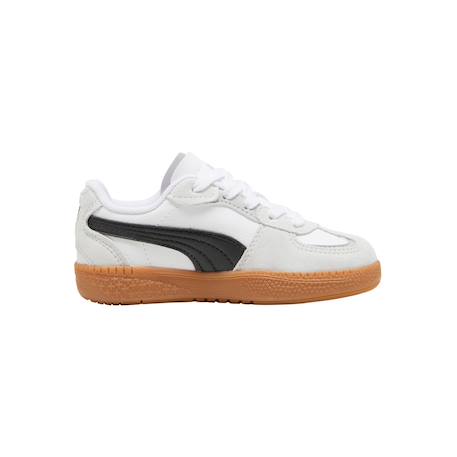 Baskets basses à lacets Blanc noir 1 - vertbaudet enfant 