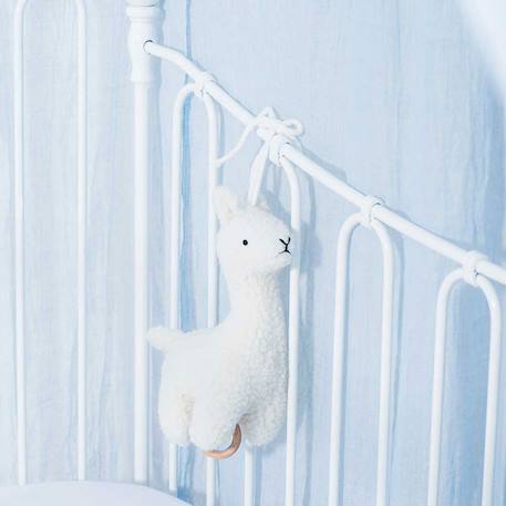 Peluche musicale lama blanc Blanc 4 - vertbaudet enfant 