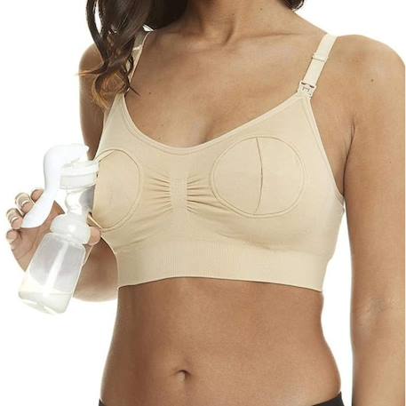 Soutien-gorge mains libres Beige+Léopard+Noir+Rose 3 - vertbaudet enfant 