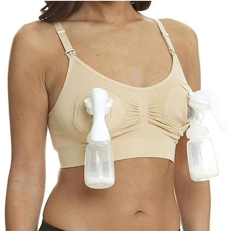 Soutien-gorge mains libres Beige+Léopard+Noir+Rose 4 - vertbaudet enfant 