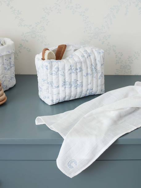 Trousse de toilette esprit toile de jouy Jouy bleu 1 - vertbaudet enfant 
