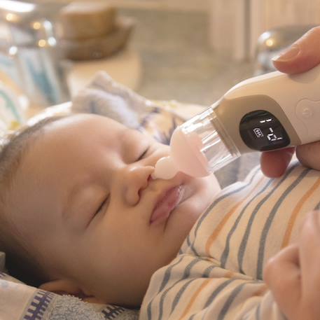 Mouche bébé électrique rinö pro Blanc, beige 4 - vertbaudet enfant 