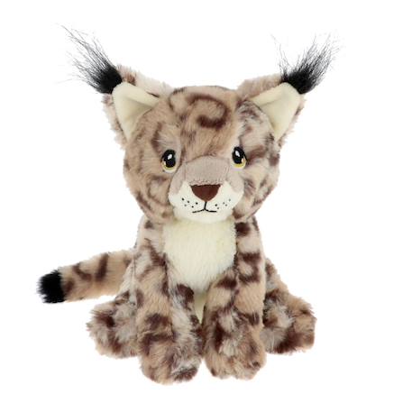 Peluche chat sauvage 18cm 100% recyclée Gris 1 - vertbaudet enfant 