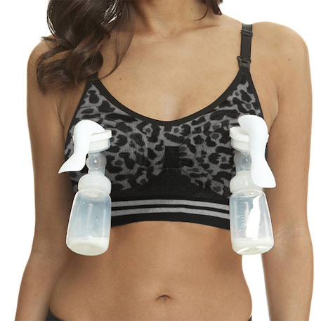 Soutien-gorge mains libres Beige+Léopard+Noir+Rose 6 - vertbaudet enfant 